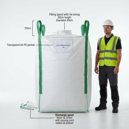 Big Bag with Filling and Discharge Spout 1.5 m³