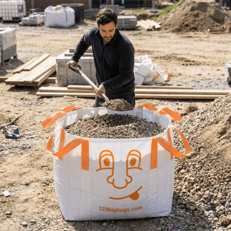 White Builders Bag