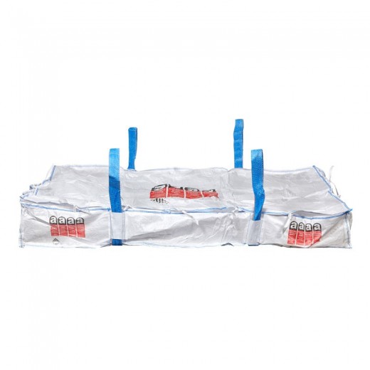 Paletten-Deal (120x) Plattenbag Asbest mit Doppel-Inliner (250x150x30cm)