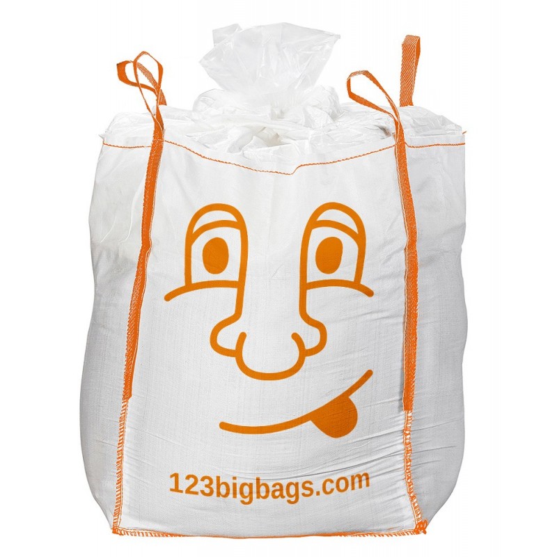 Big Bag bedruckt mit Füllschürze und Kordel