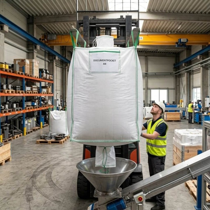 Big Bag 90x90x170 cm met Vul- en Loskoker | 123BigBags