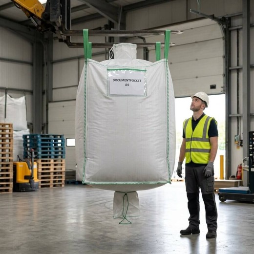 Big Bag 90x90x170 cm met Vul- en Loskoker | 123BigBags
