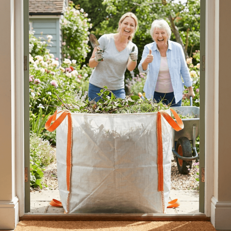 5x Verschließbarer Big Bag – 0,5m³ – Robust & Wiederverwendbar