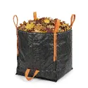 Gartenabfallsack 300 L Schwarz | Robuster Gartensack
