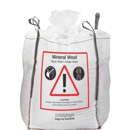 Mineralwolle Sack mit Füllschürze