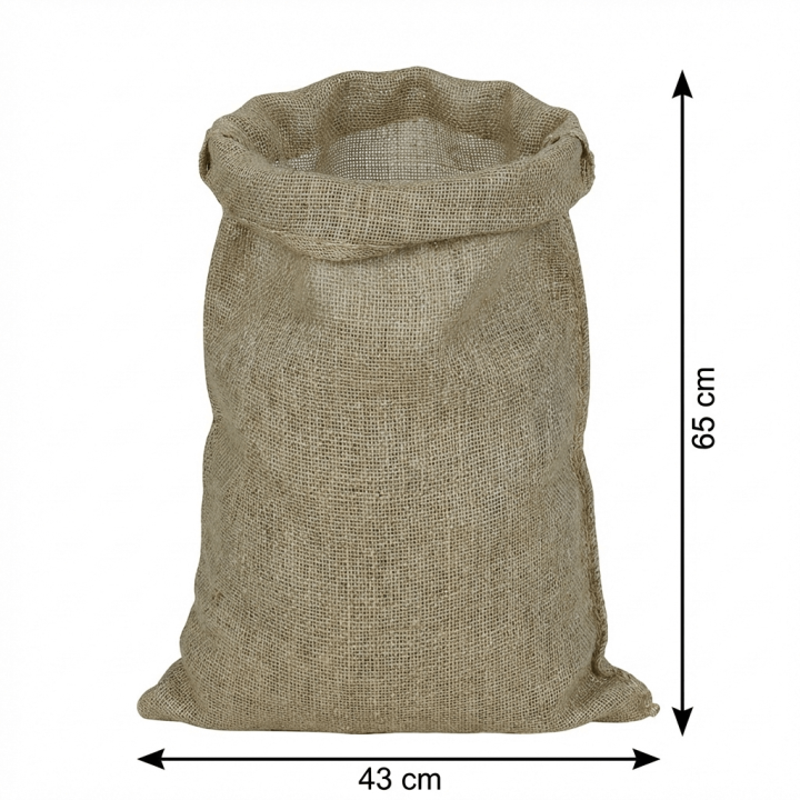 medium hessian bag dimensions