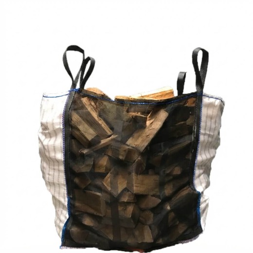 Mosquito Vented Log Bag 1m³ (100x100x100cm) – Firewood Drying Bag | 123BigBags