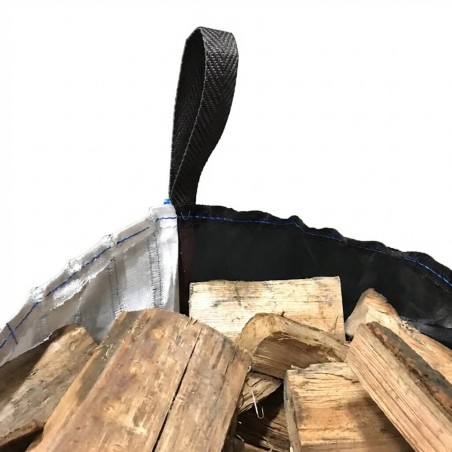 Mosquito Vented Log Bag 1m³ (100x100x100cm) – Firewood Drying Bag | 123BigBags