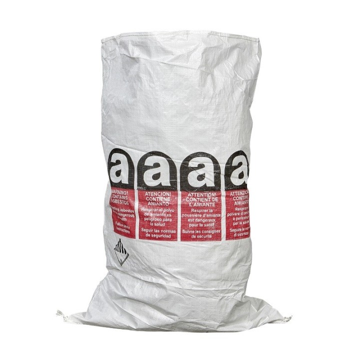 Woven polypropylene asbestos bag
