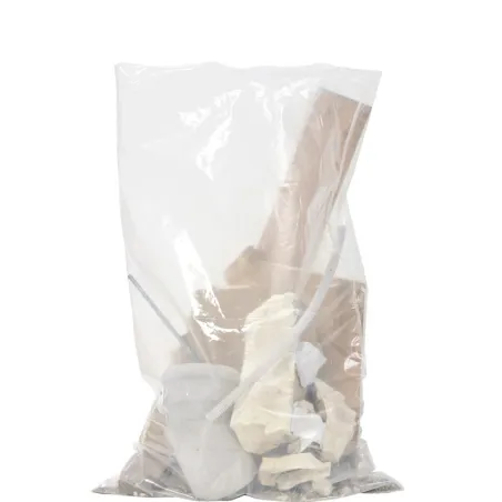 Ultra-strong transparent rubble sack filled with construction waste