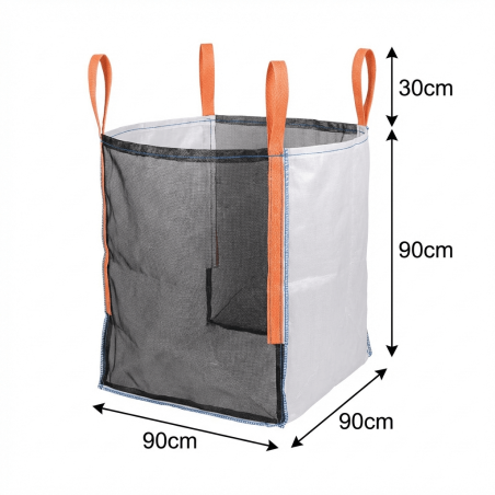 Atmungsaktiver Big Bag mit Moskitonetz 90x90x90cm