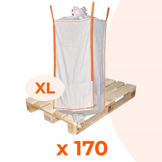 Pallet Deal (170x) Top Skirt and Discharge Spout Jumbo Bag 1,75m³