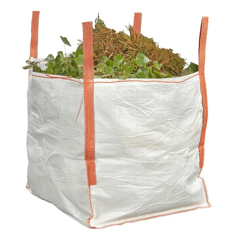 Bolsa blanca desechos de jardín - 1000L (90x90x110cm)
