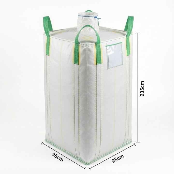 Big Bag de Reciclaje 2,3 m³ con Boca – 95×95×235 cm