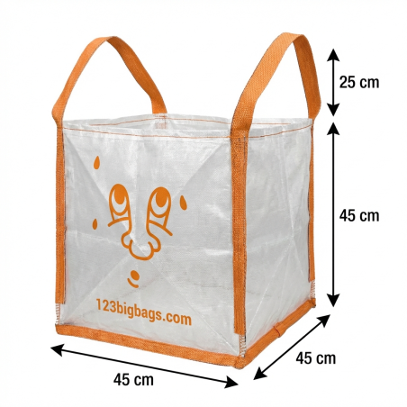 Mini Big Bag 45x45x45cm con dos asas