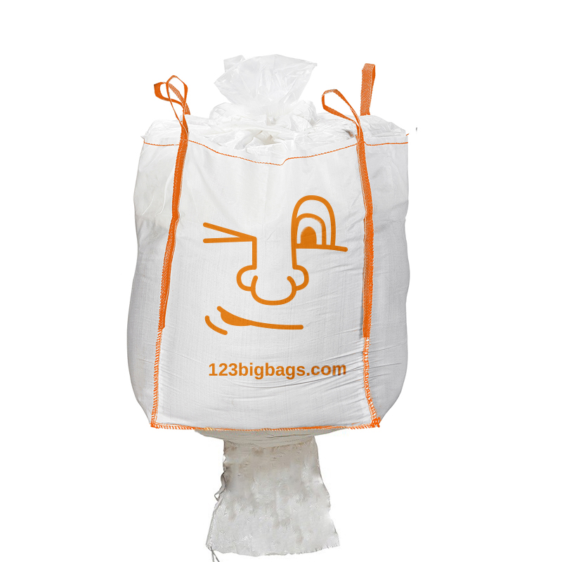Bulk Bag discharge spout, closing skirt and smiley - 1m³