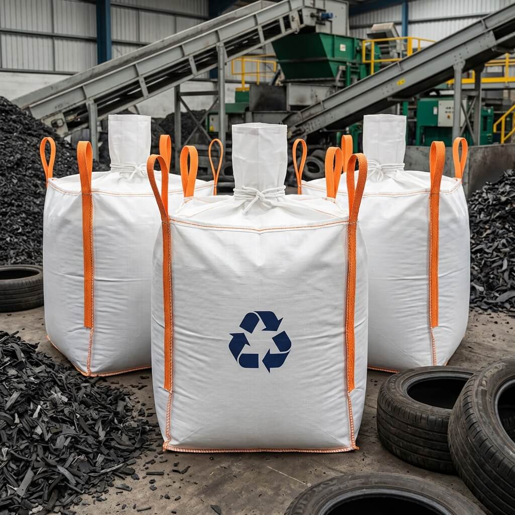 Big bags for tyre and rubber recycling