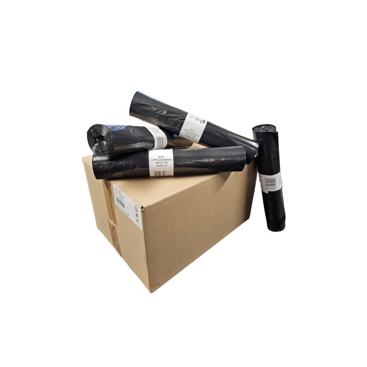 Sterke Vuilniszakken Rol 60x80cm 60L | 123BigBags