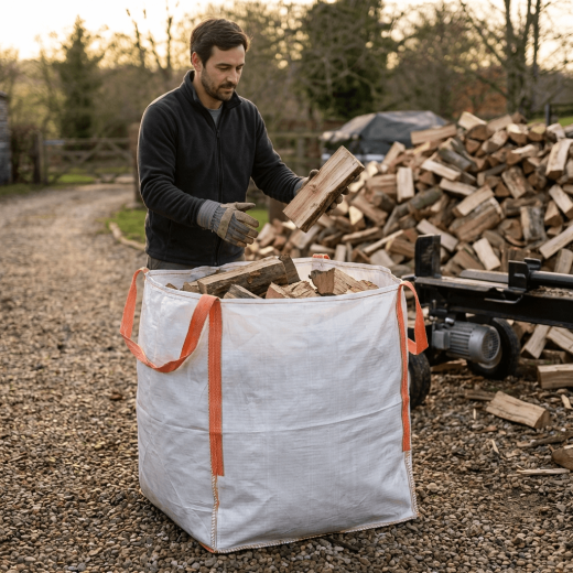 Grote Big Bag Haardhout