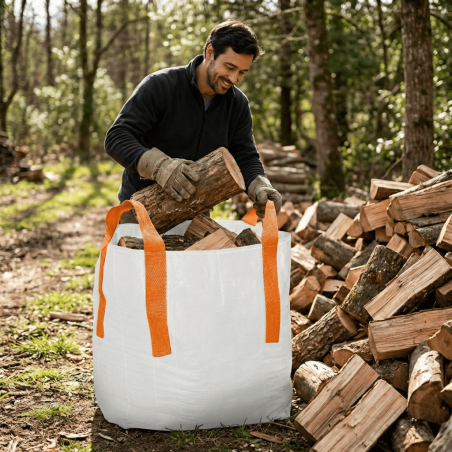 Medium Big Bag Haardhout
