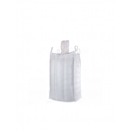 Small form-stable Q-bigbag with filling and emptying spout - 1,3m³ (105x105x120cm)
