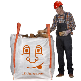 Saco Big Bag Grande para Lenha 90x90x110 - Encomende Online
