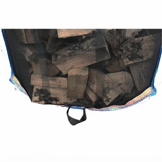 Mosquito Vented Log Bag 1m³ (100x100x100cm) – Firewood Drying Bag | 123BigBags