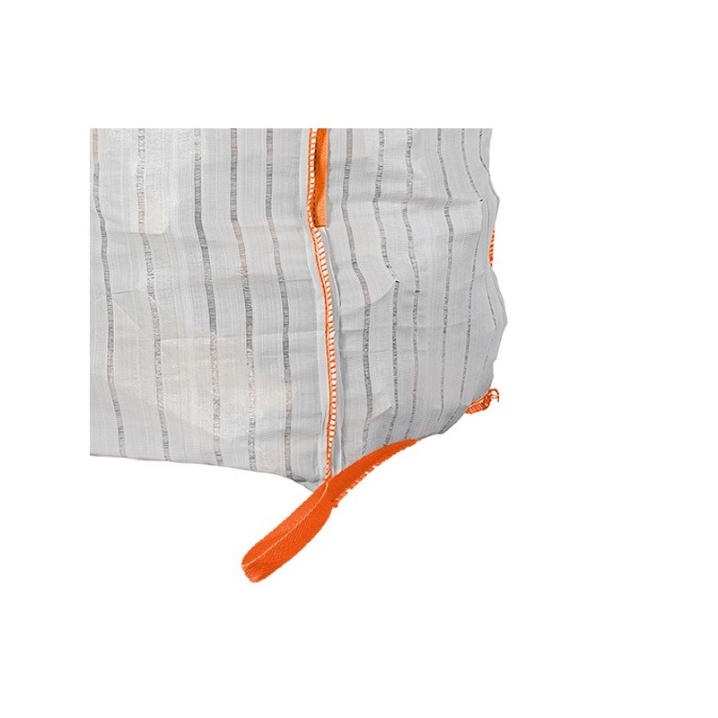 White ventilated Big Bag with bottom loops
