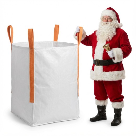 tonne bag with santa 90x90x90cm