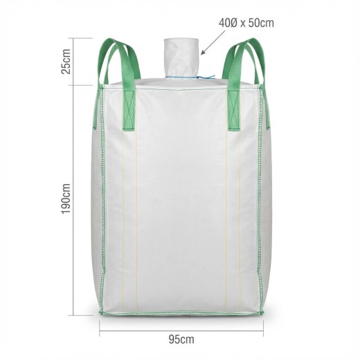 cross corner loop big bag for recycling use