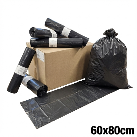 Strong Trash Bags on Roll 60x80cm - 60L