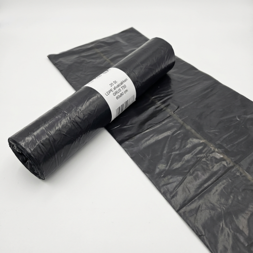 Strong Trash Bags Roll 60x80cm 60L | 123BigBags