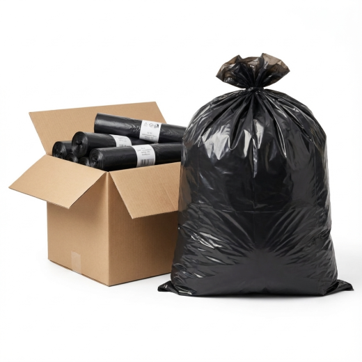 Strong Trash Bags Roll 60x80cm 60L | 123BigBags