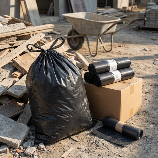 Strong Trash Bags on Roll 60x80cm - 60L