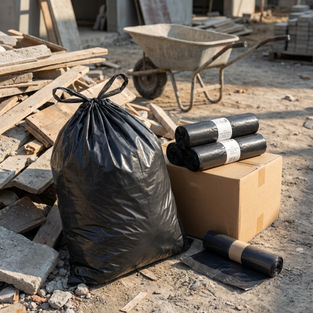 Strong Trash Bags on Roll 60x80cm - 60L
