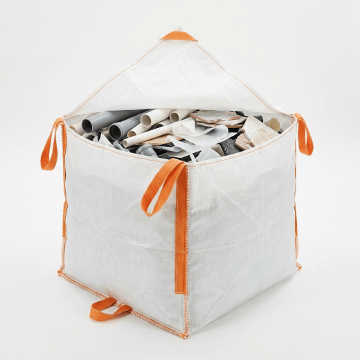 Återanvändningsbar Big Bag för byggavfall 0,5 m³ (80×80×80 cm) | 123BigBags
