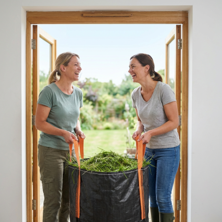 Black Garden Waste Big Bag - 300L
