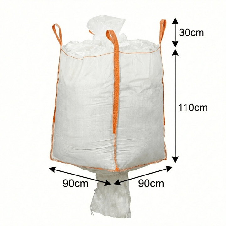 Bulk Bag with Discharge Spout Dimensions