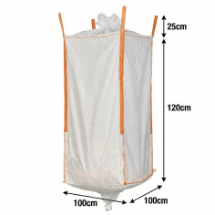 Jumbo Big Bag med utloppsstos och duffel-top 2