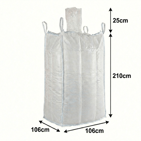 Form-Stable Q-Bigbag with Spouts Dimensions