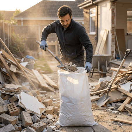 Large Rubble Bag with Liner