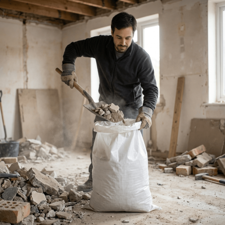 Rubble Bag with Cord