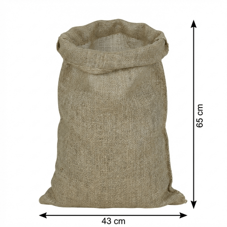 medium hessian bag dimensions