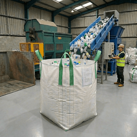 Big Bag för återvinning 95x95x190 cm | 1,7m³ 1000 kg - 123BigBags