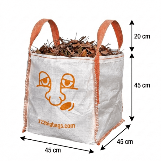Mini Garden Waste Bag with smiley Dimensions