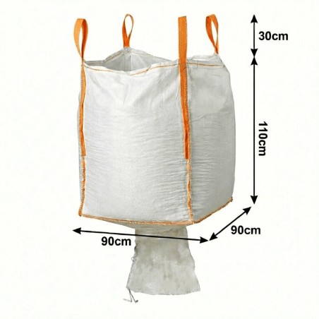 Big Bag with Discharge Spout Dimensions
