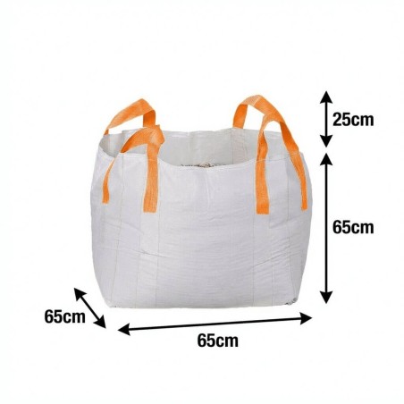 white tiny big bag dimensions