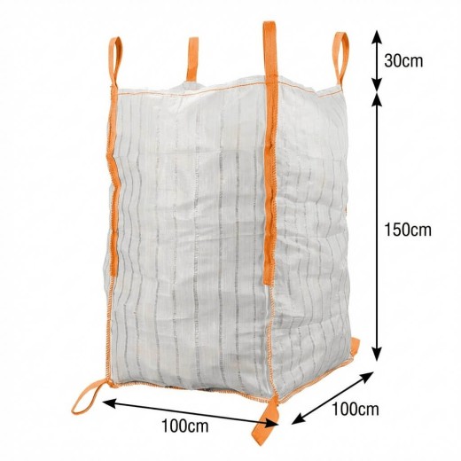 Long ventilated big bag Dimensions