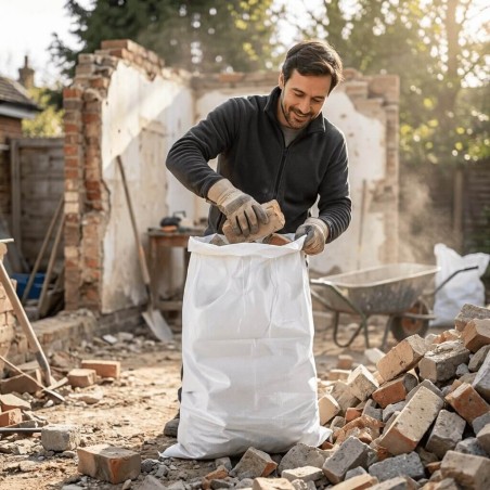 Builders Rubble Sack with Cord