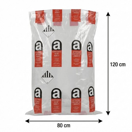 Asbestos LDPE Bag  Dimensions